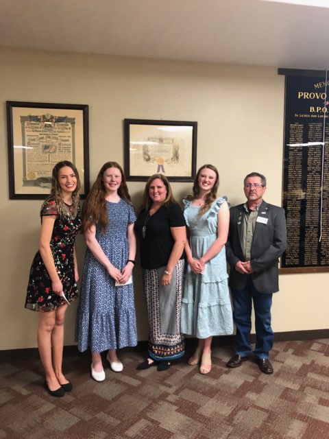 Scholarship winner from Provo Elks Lodge 849